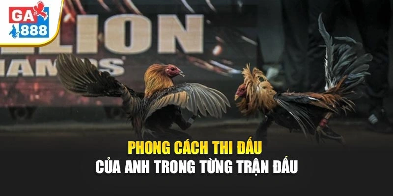 Phong cách thi đấu của anh trong từng trận đấu Phong cách thi đấu của anh trong từng trận đấu