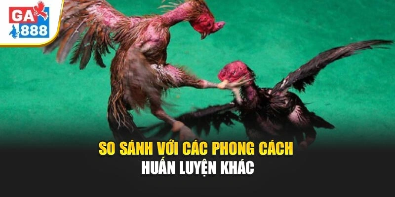 So sánh với các phong cách huấn luyện khác So sánh với các phong cách huấn luyện khác
